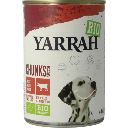 hondenvoer-chunks-met-kip-biologisch-yarrah-820-gram