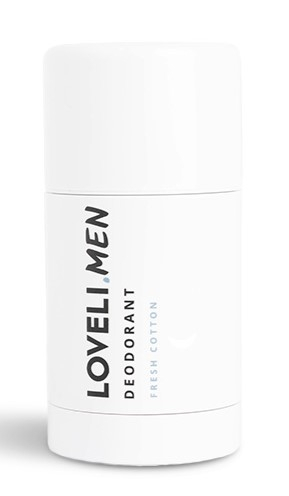 75 ml Loveli Men Deodorant Fresh Cotton XL