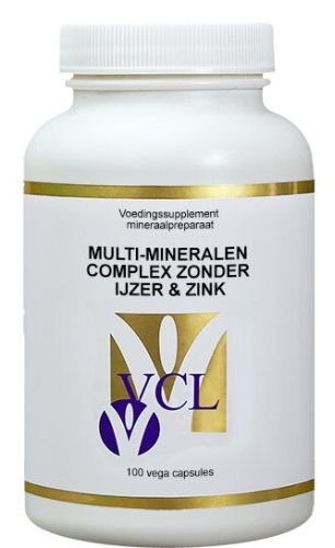 100 vegacaps Vital Cell Life Multi-Mineralen Complex zonder IJzer en Zink