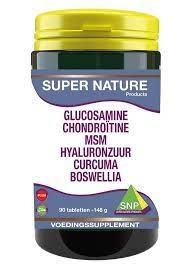 SNP Glucosamine Chondroïtine MSM Hyaluronzuur Curcuma Boswellia 90 tablets