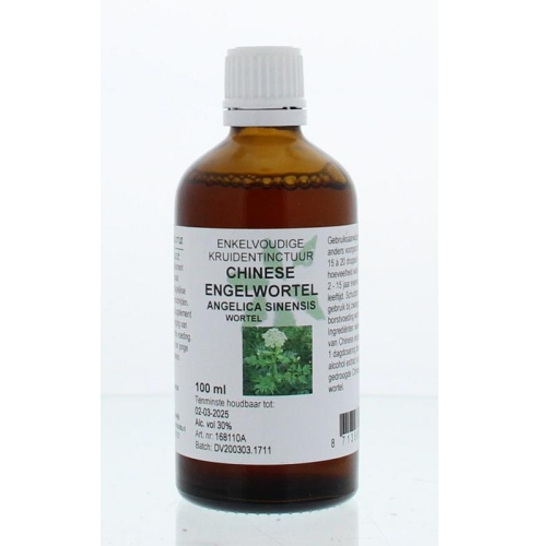 100 Ml De Cruydhof Natura Sanat Angelica Sinensis - Chinese Engelwortel Tinctuur