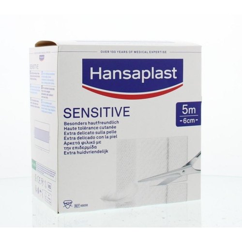 Hansaplast Sensitive 5 m x 6 cm 1 Stücke