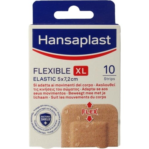 Hansaplast Flexible XL 5 x 7,2 cm 10 Stück