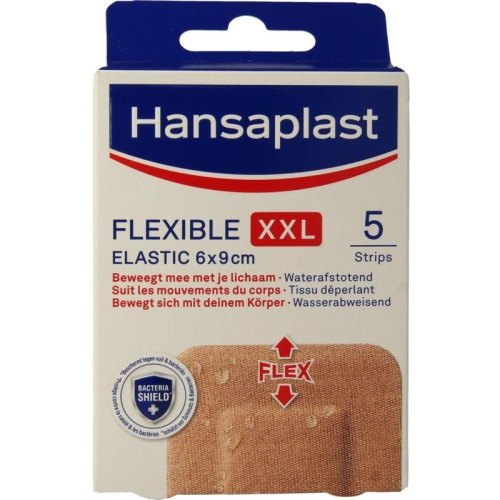 5 stuk Hansaplast Flexible XXL 6 x 9 cm