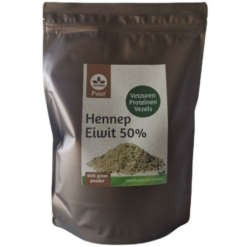 600 Gramm Nutrins Hennep Eiwit 50%