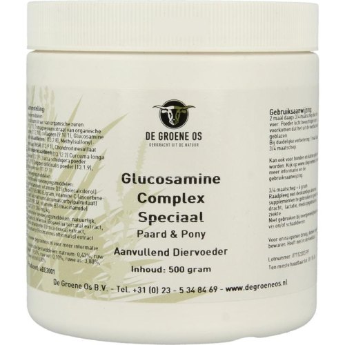 glucosamine-complex-speciaal-paard-pony-de-groene-os-veterinair-500-gram