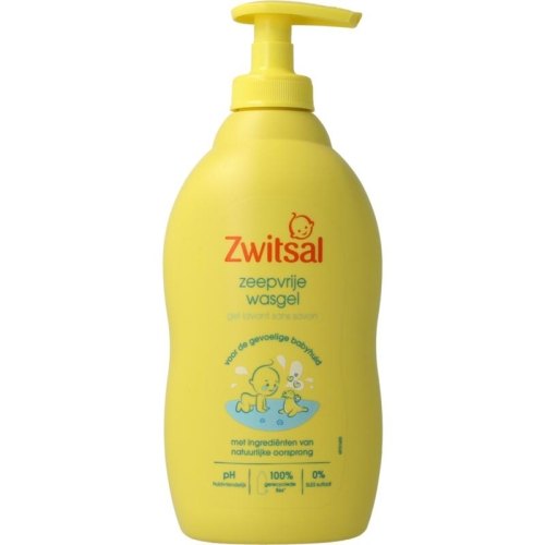 400 ml Zwitsal Wasgel Zeepvrij met Pomp