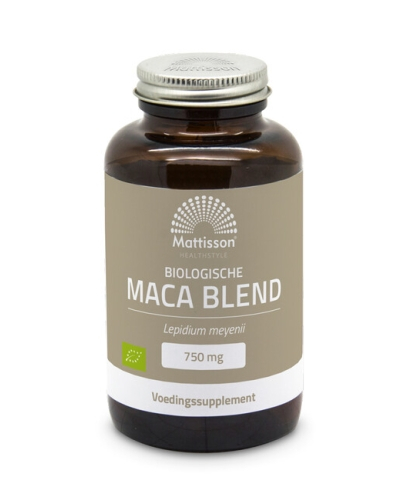 90 capsules Mattisson Maca Blend 750 mg Biologisch