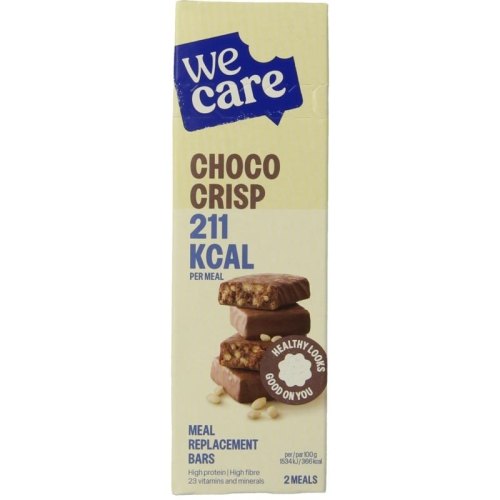 116 gram Wecare Maaltijdvervanger Reep Choco Crisp