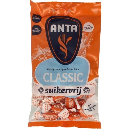 120 gram Anta Flu Verzorgende Keelpastilles Classic Suikervrij