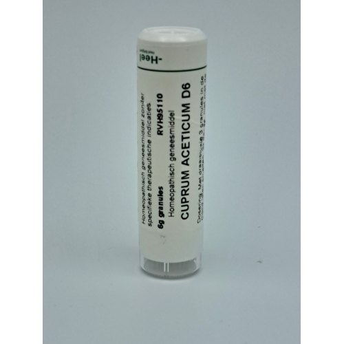 6 gram Homeoden Heel Cuprum Aceticum D6