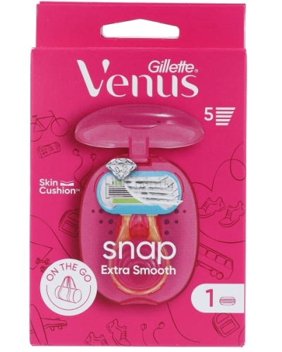 1 exemplaar Gillette Venus Snap Extra Smooth Scheersysteem