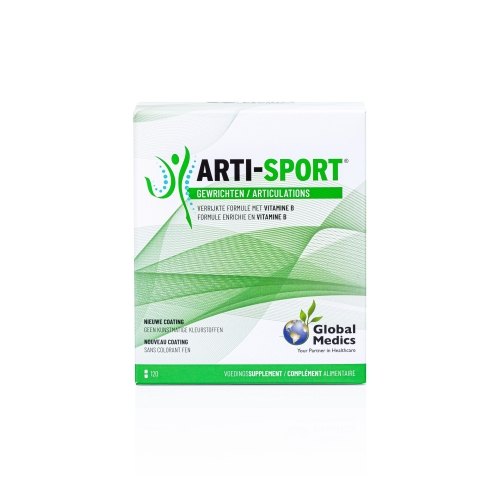 120 tabletten Global Medics Arti-Sport