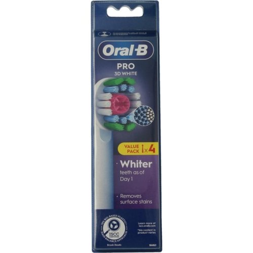 Oral-B Opzetborstel 3D White 4 Stücke