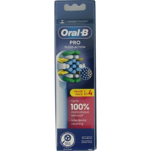 Oral-B Opzetborstel Floss Action 4 Stücke