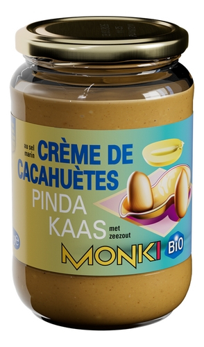 650 gram Monki Pindakaas Biologisch