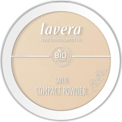 Lavera Satin Compact Powder Medium 02 Biologisch 9,5 Gramm