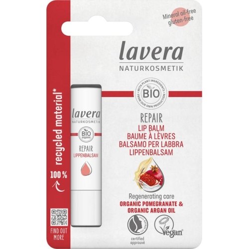 Lavera Lip Balm Protect & Repair Pomegranate & Argan 1 Stücke