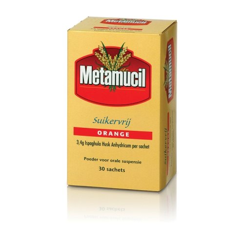 30 sachets Metamucil Orange Suikervrij