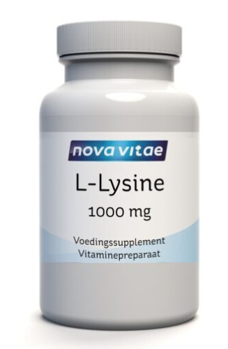 100 tabletten Nova Vitae L Lysine 1000 mg Puur