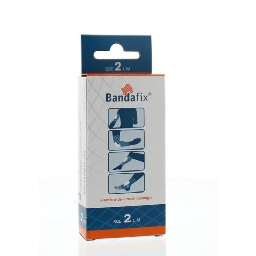 Bandafix Elastisch Netverband Nr 2 Arm-Been  1 Meter