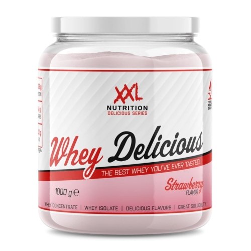1000 Gramm XXL Nutrition Whey Delicious Aardbei