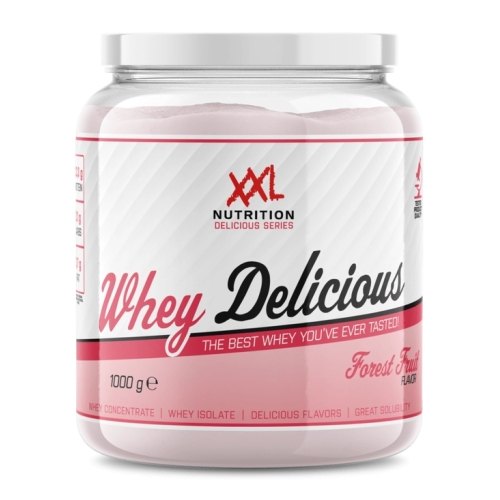 1000 gram XXL Nutrition Whey Delicious Bosvruchten