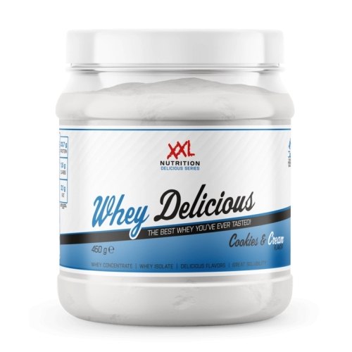 450 gram XXL Nutrition Whey Delicious Cookies & Cream