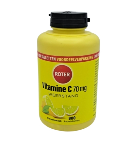 800 kauwtabletten Roter Vitamine C 70 mg