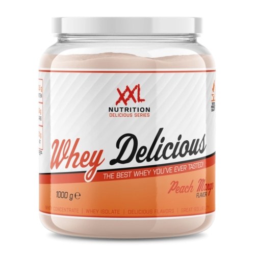 1000 gram XXL Nutrition Whey Delicious Perzik Mango