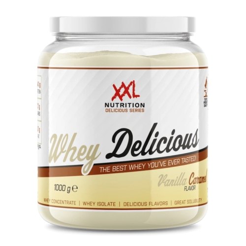 1000 gram XXL Nutrition Whey Delicious Vanille Caramel