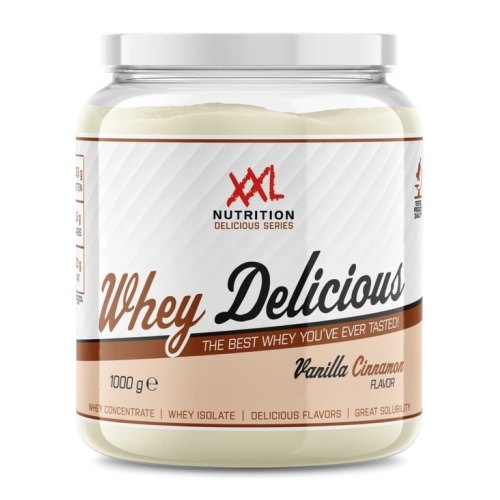 1000 gram XXL Nutrition Whey Delicious Vanille Kaneel