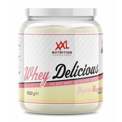 1000 gram XXL Nutrition Whey Delicious Yoghurt Framboos