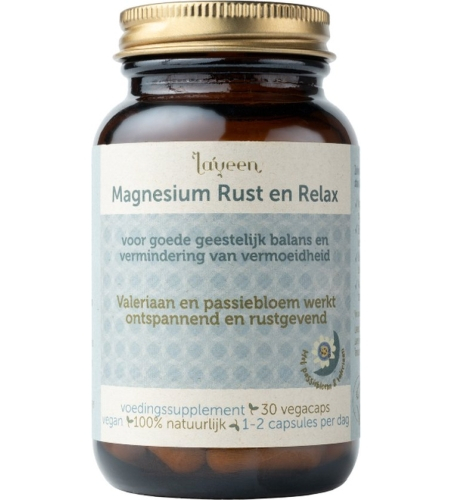 30 vegacaps Laveen Magnesium Rust en Relax 