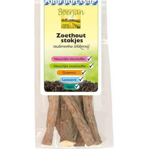 8 stuks Boerjan Zoethoutstokjes