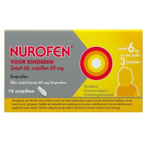 Nurofen Ibuprofen 60 mg 10 Zäpfchen
