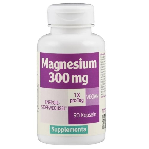 90 capsules Supplementa Magnesium 300 mg