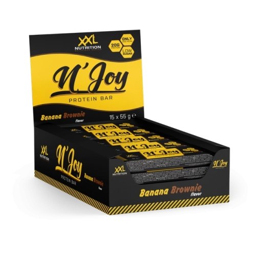 XXL Nutrition N'Joy Protein Bar Banana Brownie 15 Stücke