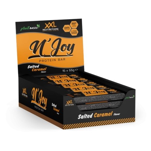 XXL Nutrition N'Joy Protein Bar Vegan Salted Caramel 15 pieces