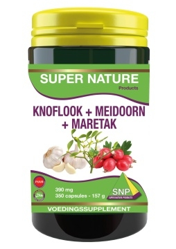 350 capsules SNP Knoflook + Meidoorn + Maretak 390 mg PUUR