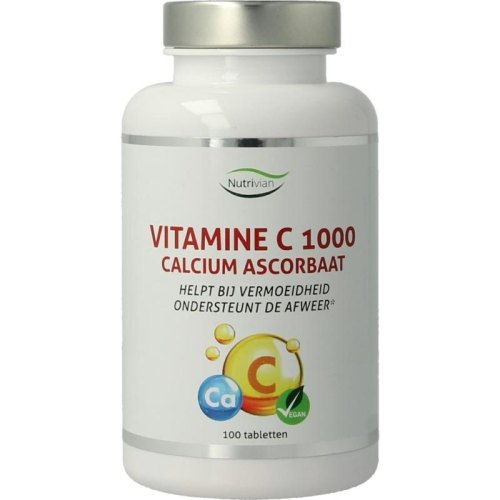 vitamine-c-1000-calcium-ascorbaat-nutrivian-100-tabletten