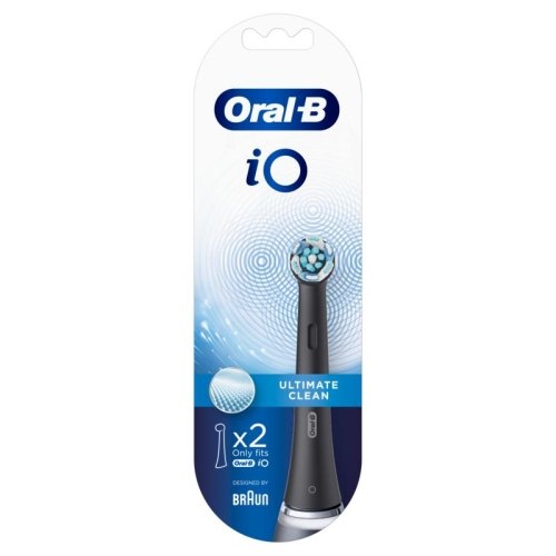 2 stuks Oral-B Opzetborstel IO Ultimate Clean Zwart