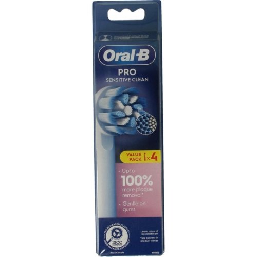 4 Stücke Oral-B Opzetborstel Sensitive Clean