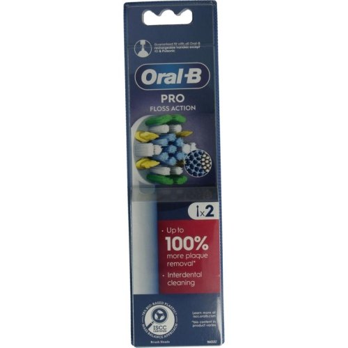 Oral-B Opzetborstel Floss Action 2 Stücke