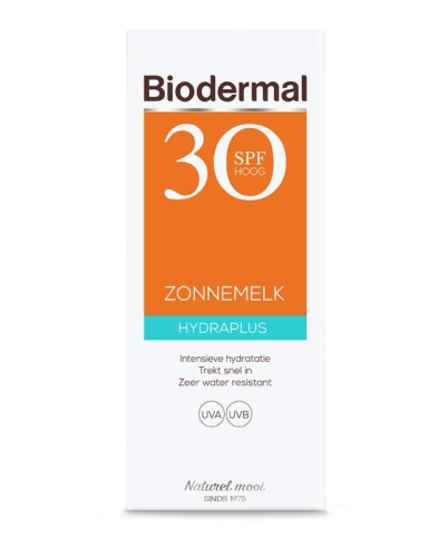 200 ml Biodermal Zonnemelk Hydraplus SPF30