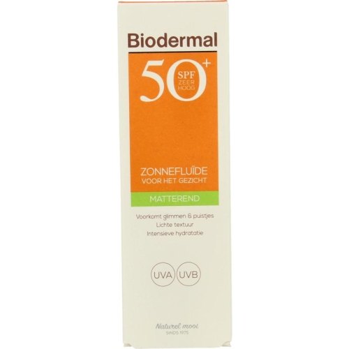40 ml Biodermal Matterende Zonnefluide SPF50+
