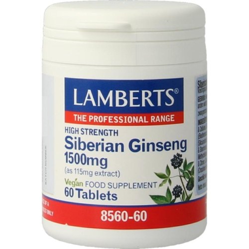 Lamberts Siberische Ginseng 1500mg 60 tabletten
