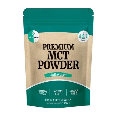 250 gram Go-Keto Premium MCT Powder Unflavored