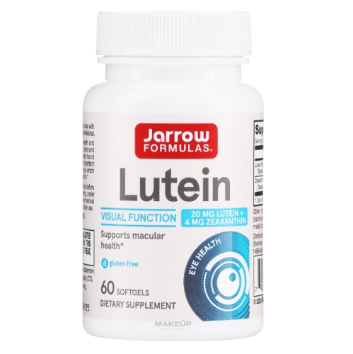 60 softgels Jarrow Formulas Lutein 20 mg