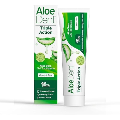 AloeDent Triple Action Toothpaste Fluoride Free